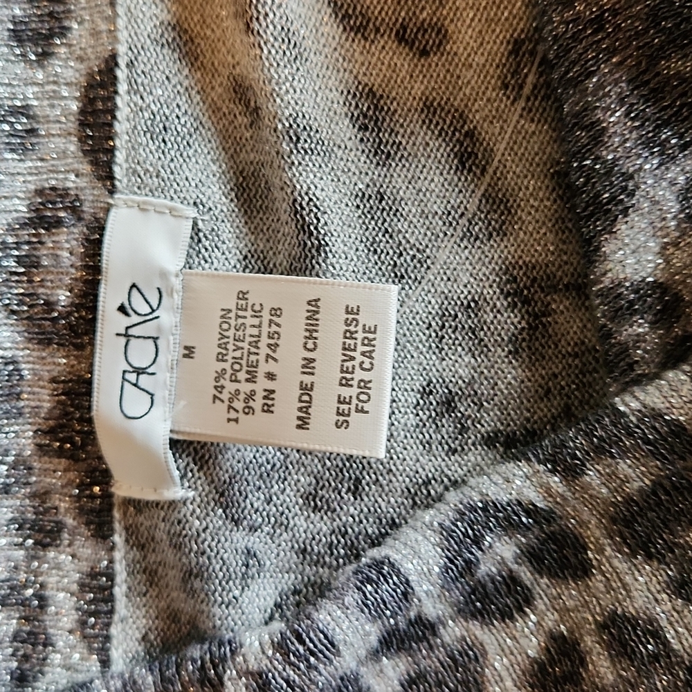 💕Cache Silver metallic sweater💕 - Picture 2 of 7